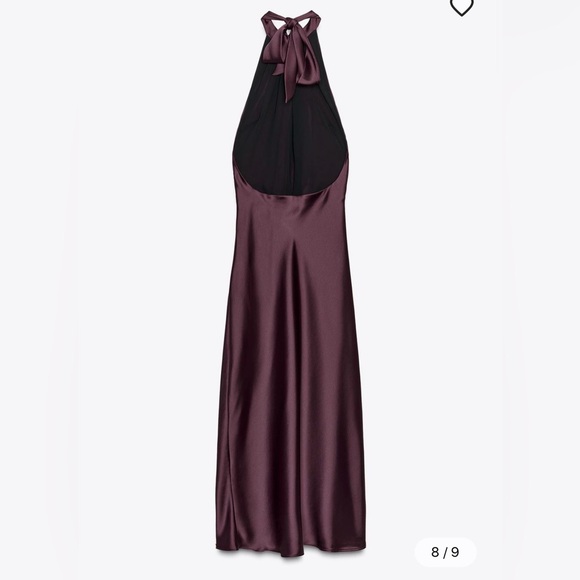 🔥🔥zara Purple Halter Neck Dress - Picture 7 of 7
